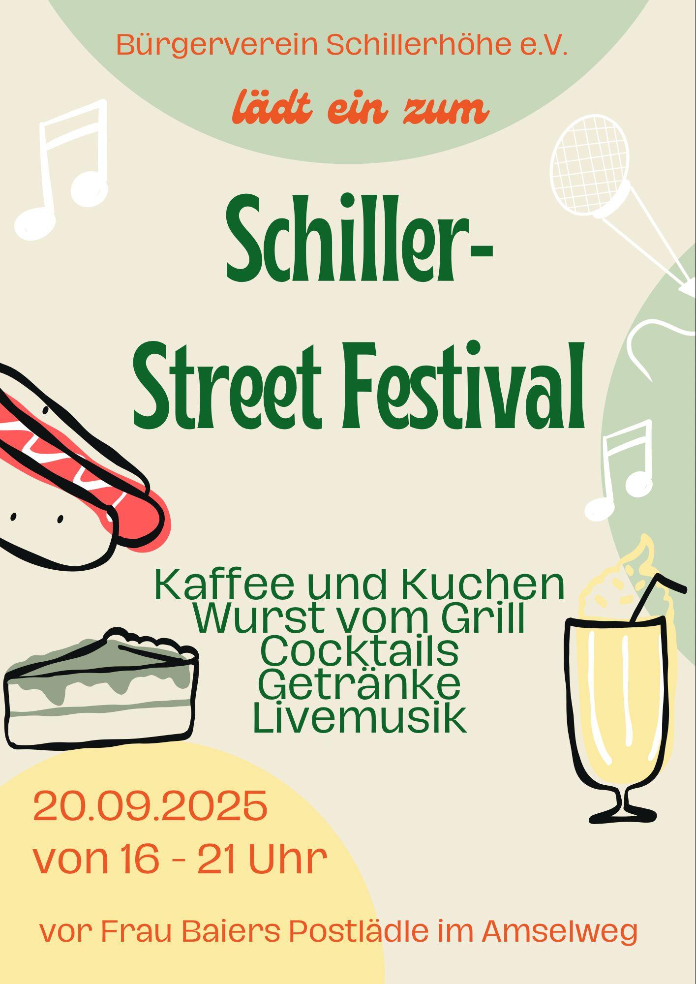 Poster Schiller Street
Festival